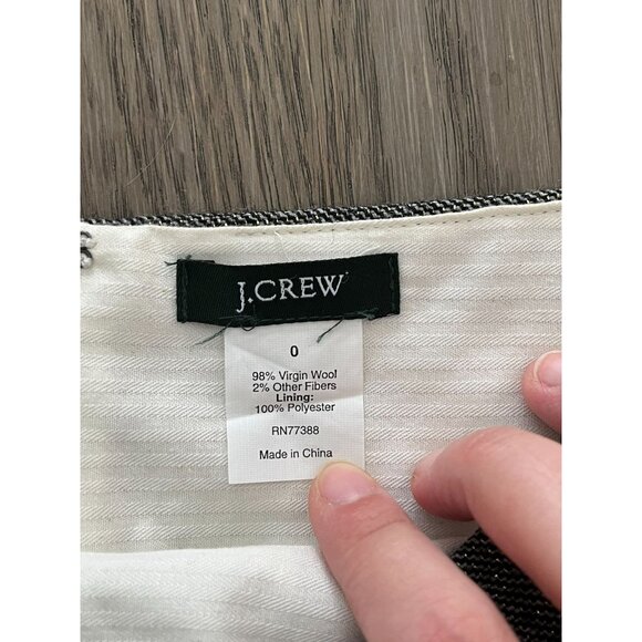 EUC J.Crew Womens Gray Wool Blend Pencil Skirt - Picture 4 of 6